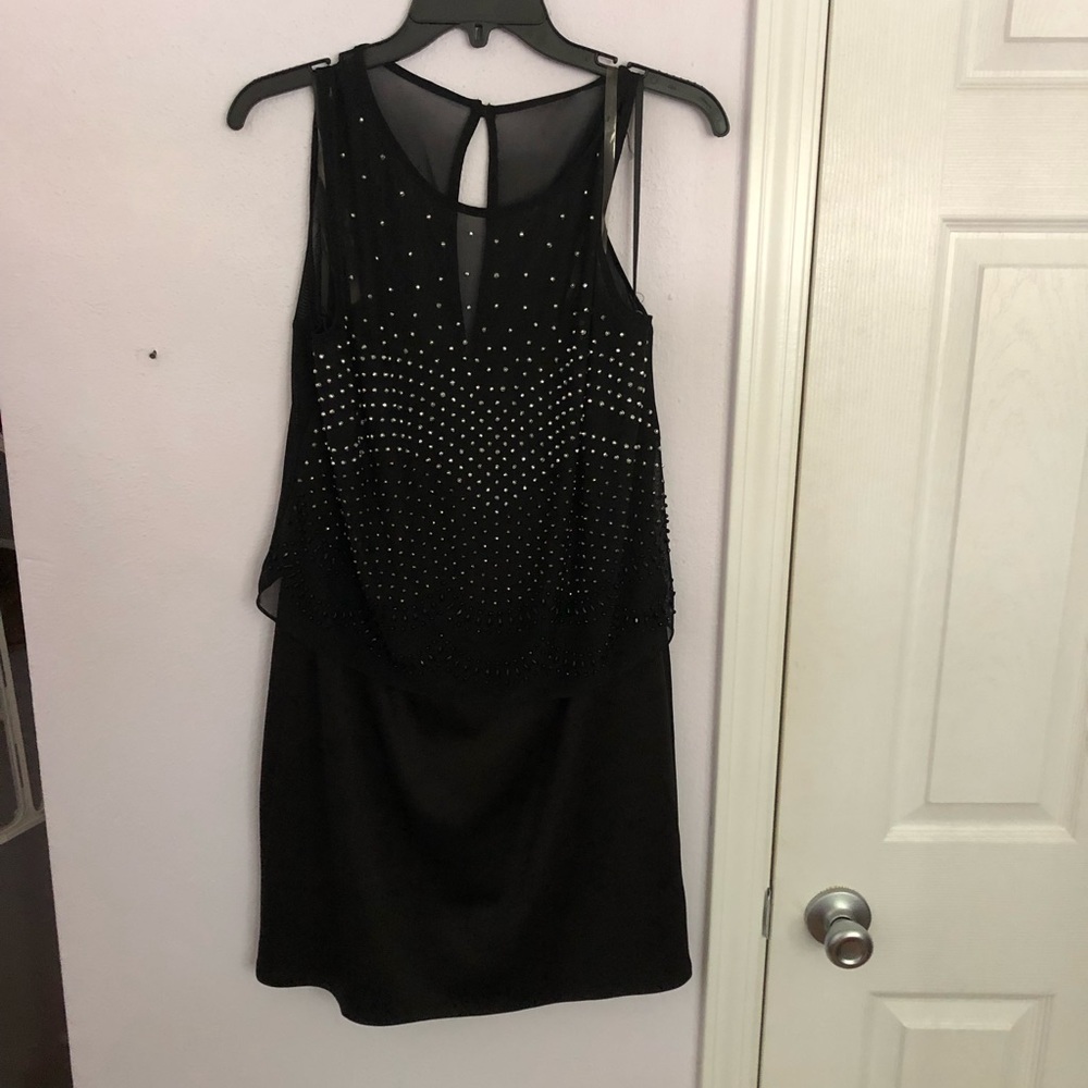 🥂🎉 NYE dress | NWT | One by Eight | Sequin | Black Mini Gown